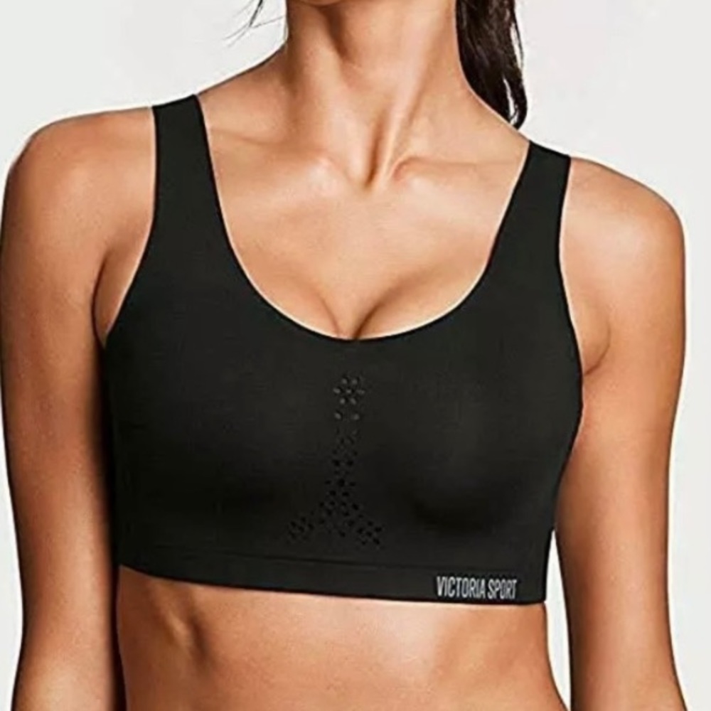 Victoria Sport Angel Max Black 36C bra NWOT